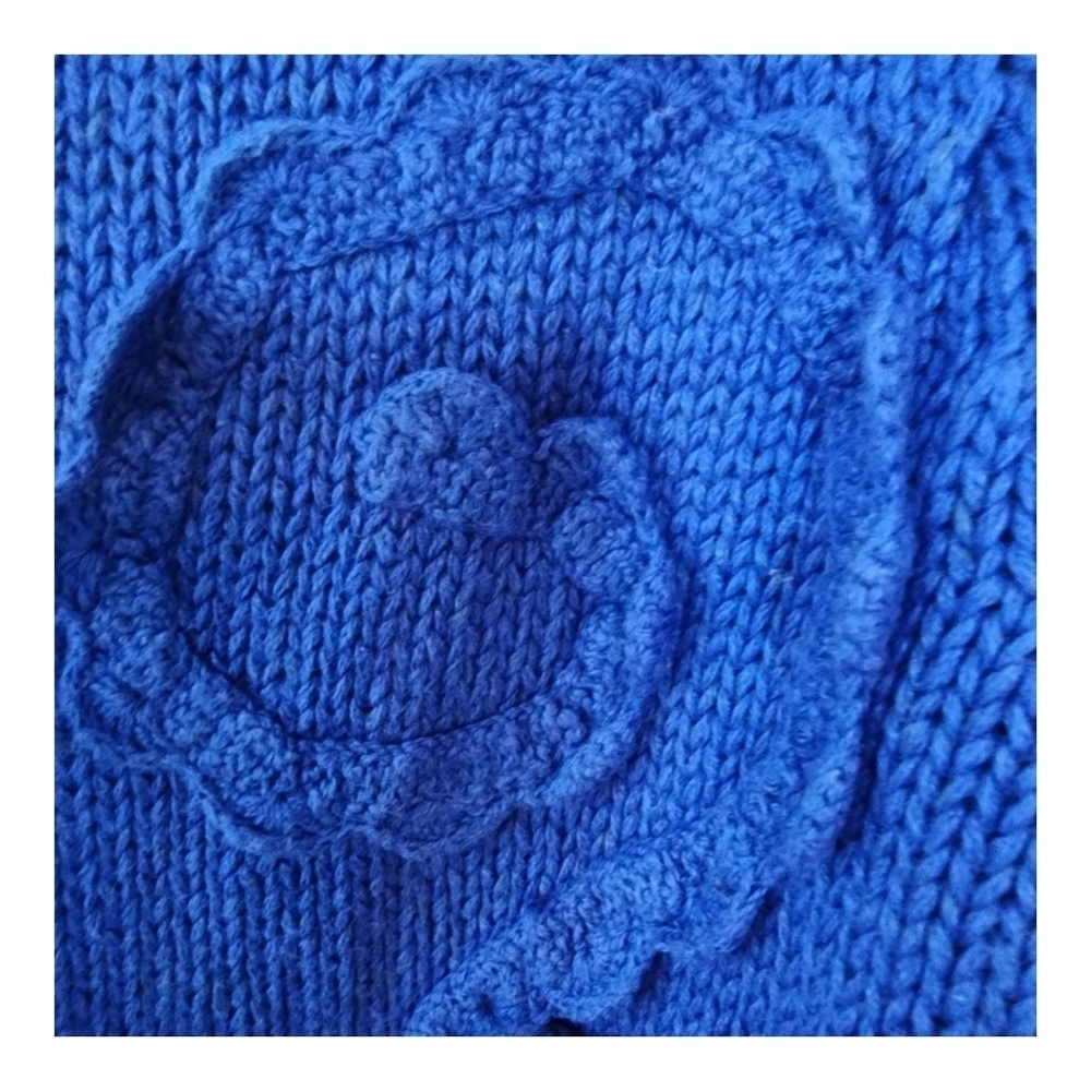 Vintage Crotchet Detailing Cardigan by Croquet Club, Large - Picture 4 of 7